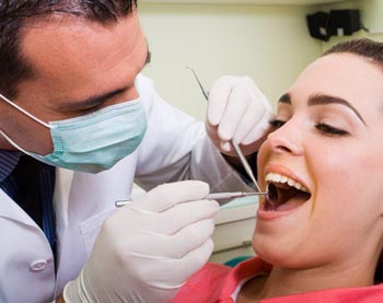 Routine dental exam